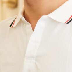 Áo polo trơn phối sọc CARINAMY