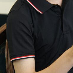 Áo polo trơn phối sọc CARINAMY