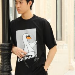 Áo thun couple CARINAMY form rộng DUCKIE