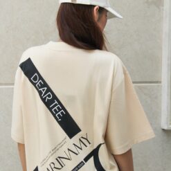 Áo thun couple CARINAMY form rộng DEER TEE