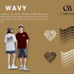 Áo thun couple WAVY CARINAMY