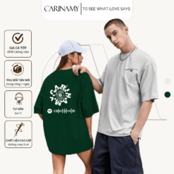 Áo thun couple tay lỡ SOUND OF LOVE CARINAMY