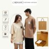 Áo thun couple tay lỡ CAPTURE CARINAMY 100% cotton