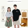 Áo thun couple CARINAMY HOMIE 100% Cotton