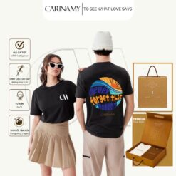 Áo thun couple CARINAMY SUN 100% Cotton