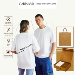 Áo thun couple CARINAMY TRAVEL 100% Contton