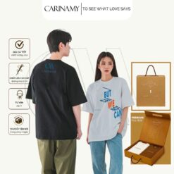 Áo thun couple CARINAMY WE CAN 100% Cotton