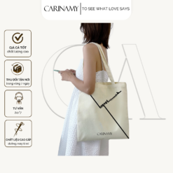 Túi tote CARINAMY in họa tiết