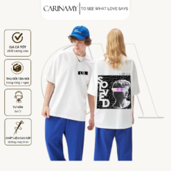 Áo thun couple CARINAMY HOLOGRAM