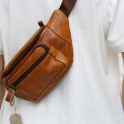 Túi bao tử da bò đeo chéo & bụng Bumbag HAVIAS