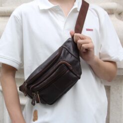 Túi bao tử da bò đeo chéo & bụng Bumbag HAVIAS