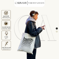 Túi tote CARINAMY in họa tiết