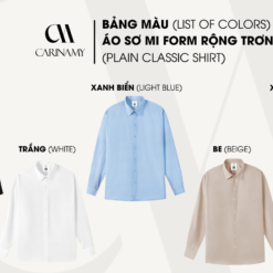 Sơ Mi Form rộng trơn