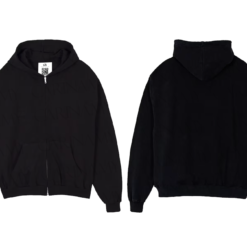 Hoodie khóa Zip Trơn