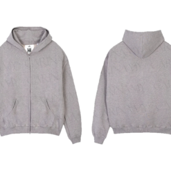 Hoodie khóa Zip Trơn