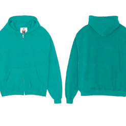 Hoodie khóa Zip Trơn