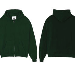Hoodie khóa Zip Trơn