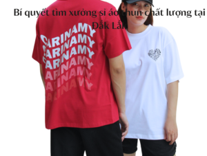 xưởng sỉ áo thun tại đăk lăk