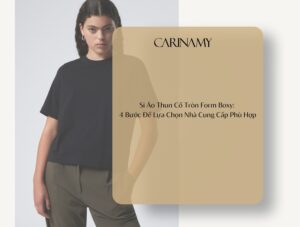 áo thun cổ tròn form boxy