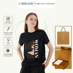 Áo thun CARINAMY "ELEGANT WOMAN" 100% Cotton
