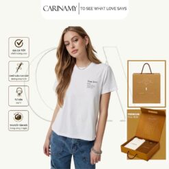 Áo thun CARINAMY "TRUE LOVE" 100% Cotton