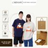 Áo Lớp CARINAMY Họa Tiết "Lại Quên Vở" 100% Cotton