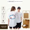 Áo Lớp CARINAMY Họa Tiết "Lớp Học Hay Chợ" 100% Cotton