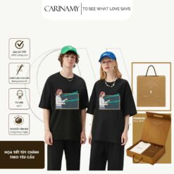 Áo Lớp CARINAMY Họa Tiết "Học Cho Ai?" 100% Cotton