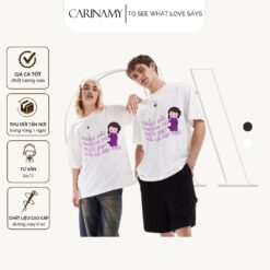 Áo Lớp CARINAMY Họa Tiết "Không Nhắc Bài"