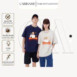 Áo Lớp CARINAMY Họa Tiết "Lại Quên Vở"