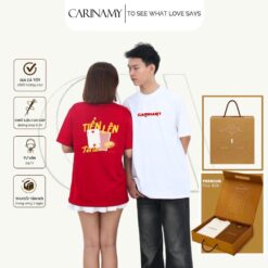 Áo thun "Tết Là Tiến Lên" Cotton 100% CARINAMY