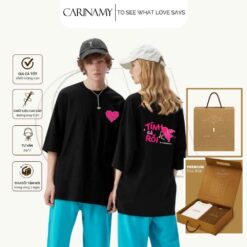 Áo thun "Íu tiếng Trung" Cotton 100% CARINAMY