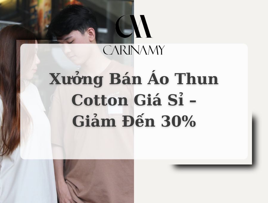 Áo thun cotton giá sỉ