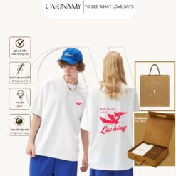 Áo thun Việt Nam Lạc hồng Cotton 100% CARINAMY
