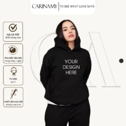 Áo Khoác Hoodie Không Khóa Kéo DESIGN