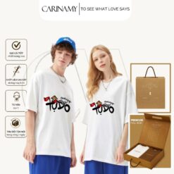 Áo thun Việt Nam Tự do Cotton 100% CARINAMY