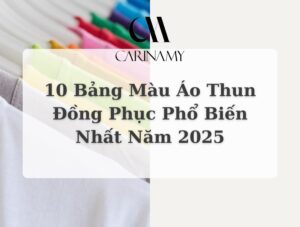Bảng màu áo thun đồng phục