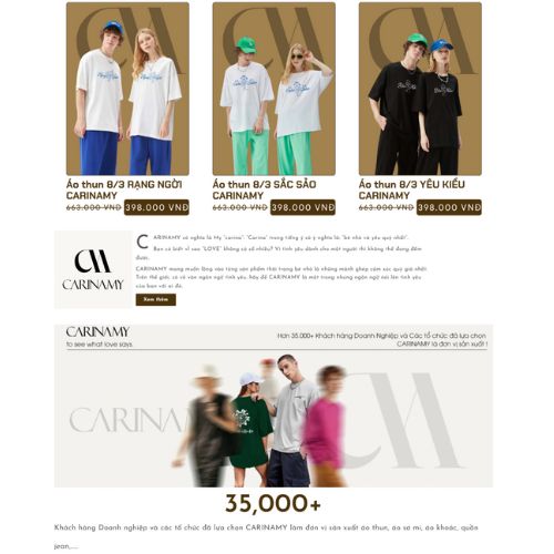 CARINAMY Factory – Cơ Sở May Áo Thun Hàng Đầu TP.HCM