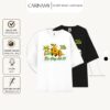 Áo thun SUMMER PEAR form rộng tay lỡ cotton 100%