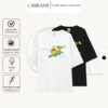 Áo thun SUMMER LEMON form rộng tay lỡ cotton 100%