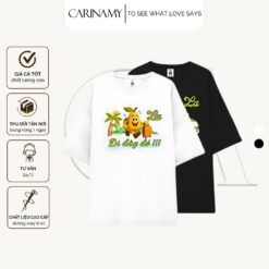 Áo thun SUMMER PEAR form rộng tay lỡ cotton 100%