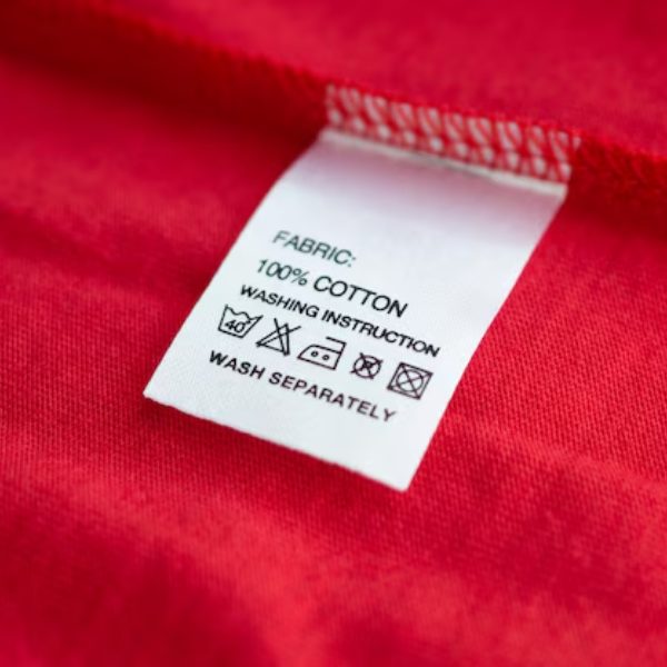 Cận cảnh vải áo thun gia đình đi biển cotton mềm mịn