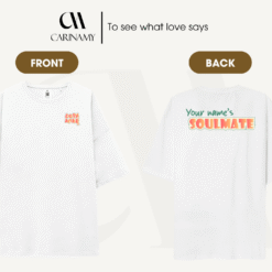 Áo thun couple form rộng tay lỡ cotton 100% tự thiết kế và in ấn lên áo