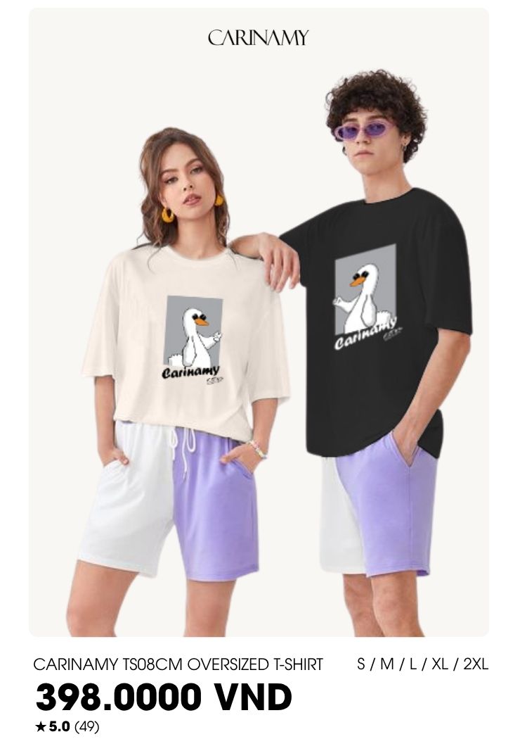 Áo thun couple thời trang