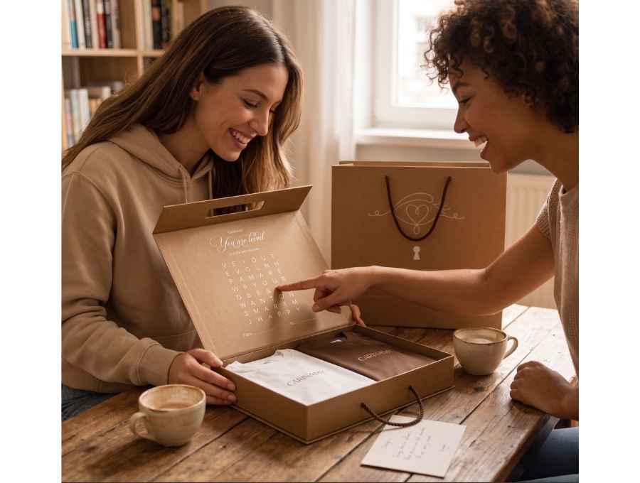 cảm xúc khi tặng hộp quà cho người bạn thân thiết