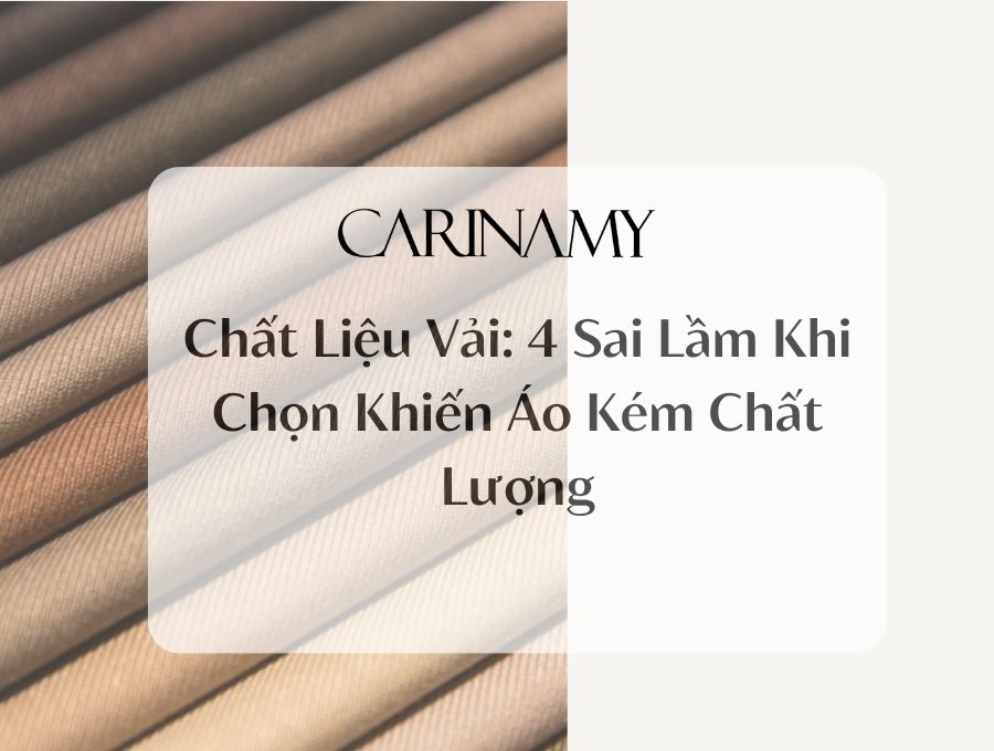 AVATAR Chất Liệu Vải: 4 Sai Lầm Khi Chọn Khiến Áo Kém Chất Lượng