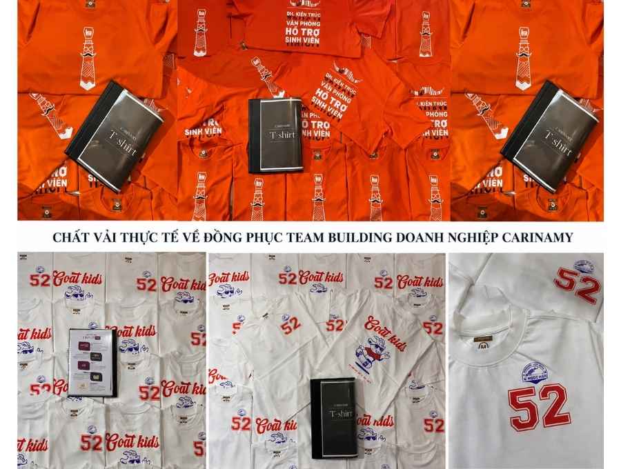 chất liệu vải về đồng phục team building doanh nghiệp