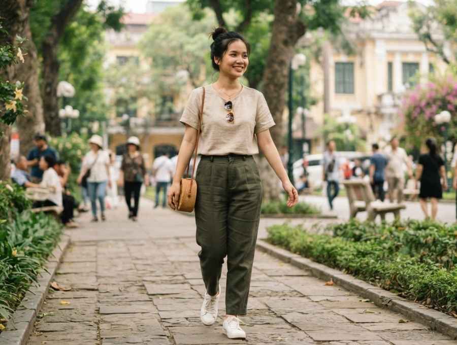 áo thun vải lanh