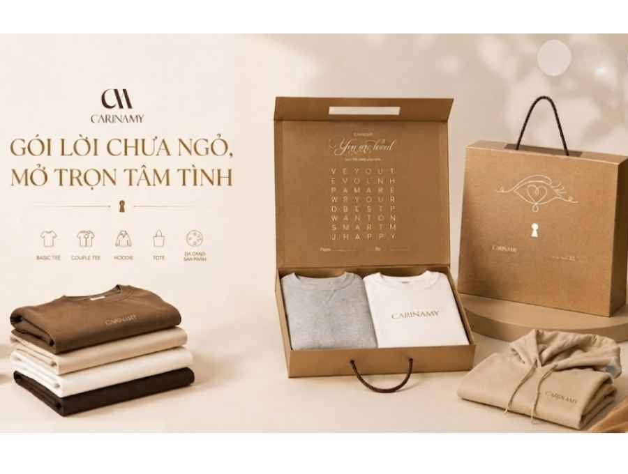 hộp quà kết hợp cùng áo sweater